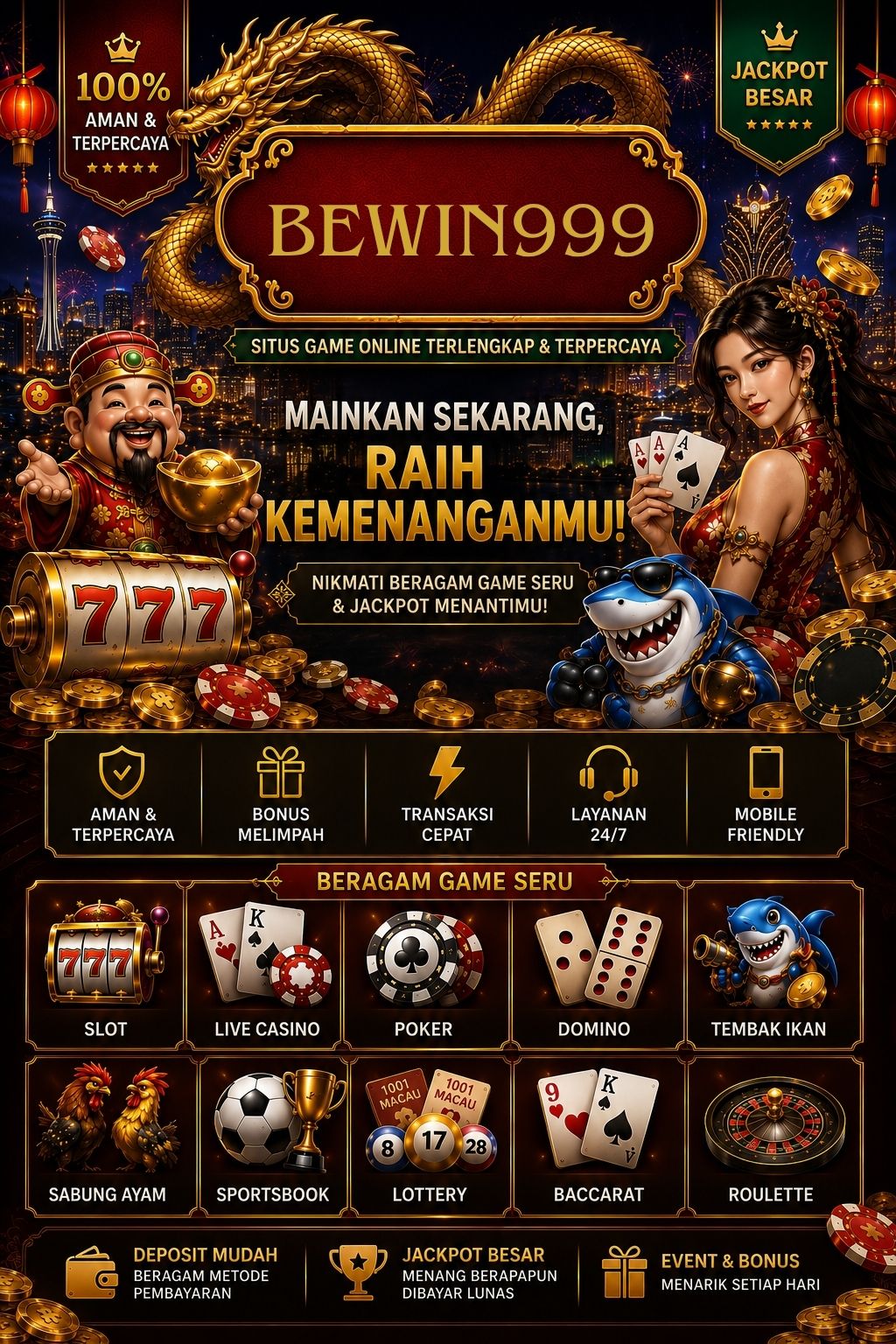 Banner utama Bewin 999